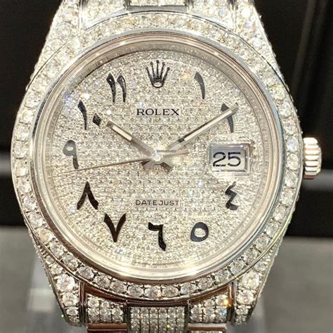 iced diamond rolex|Rolex iced out arabic.